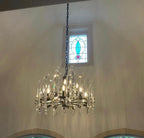 Bonington Crystal Round Chandelier 24"36''48''
