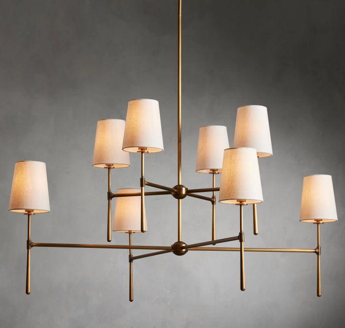 Gwyneth 2-Tier Round Chandelier-Chandelier-Manorlights