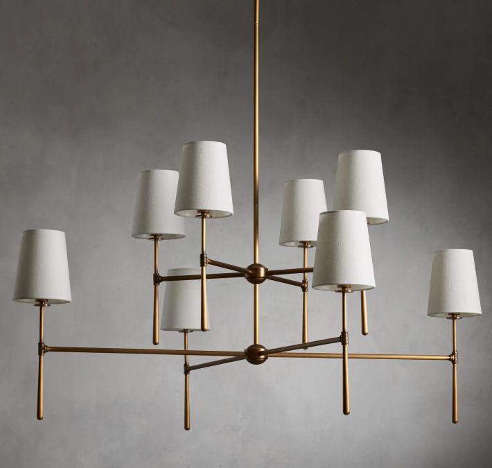 Gwyneth 2-Tier Round Chandelier-Chandelier-Manorlights