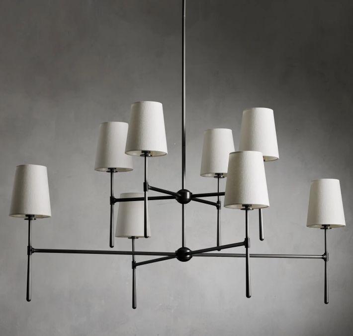 Gwyneth 2-Tier Round Chandelier-Chandelier-Manorlights