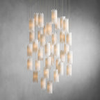 Gideon Round Chandelier-Chandelier-Manorlights