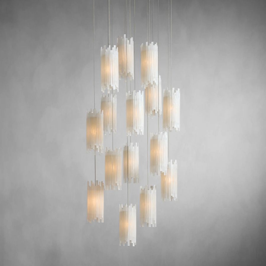 Gideon Round Chandelier-Chandelier-Manorlights