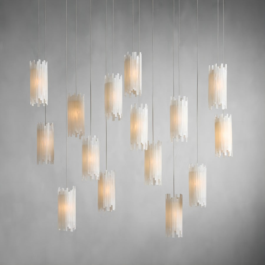 Gideon Rectangular Chandelier-Chandelier-Manorlights