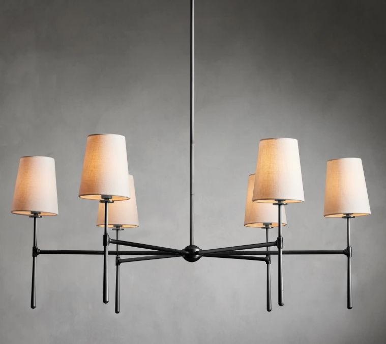 Gwyneth Round Chandelier-Chandelier-Manorlights