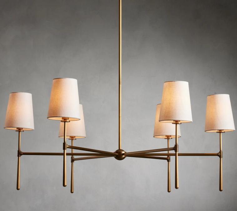 Gwyneth Round Chandelier-Chandelier-Manorlights