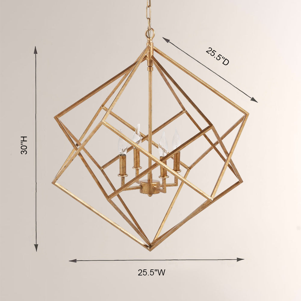 Geode 30" Chandelier-Chandelier-Manorlights