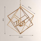 Geode 30" Chandelier-Chandelier-Manorlights