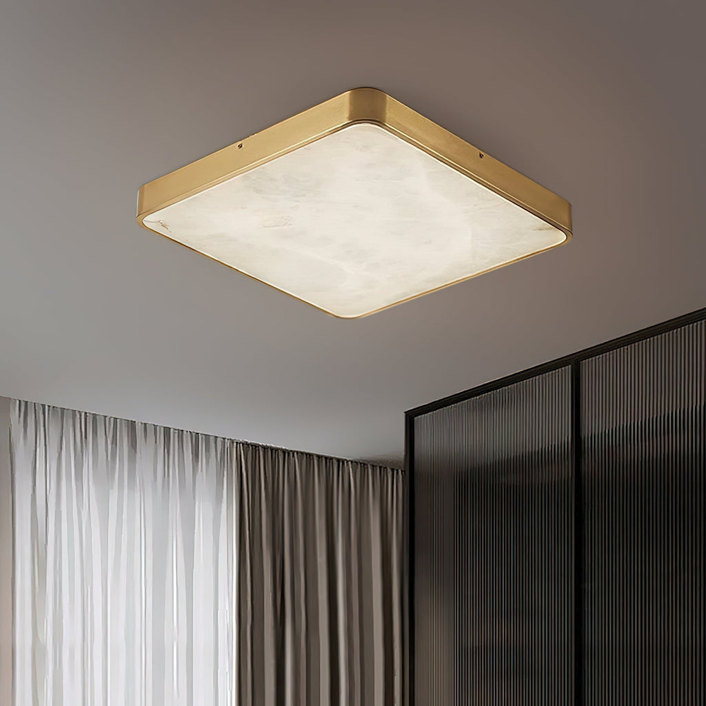Geometric Alabaster Recessed Ceiling Light-NORMAL-Manorlights