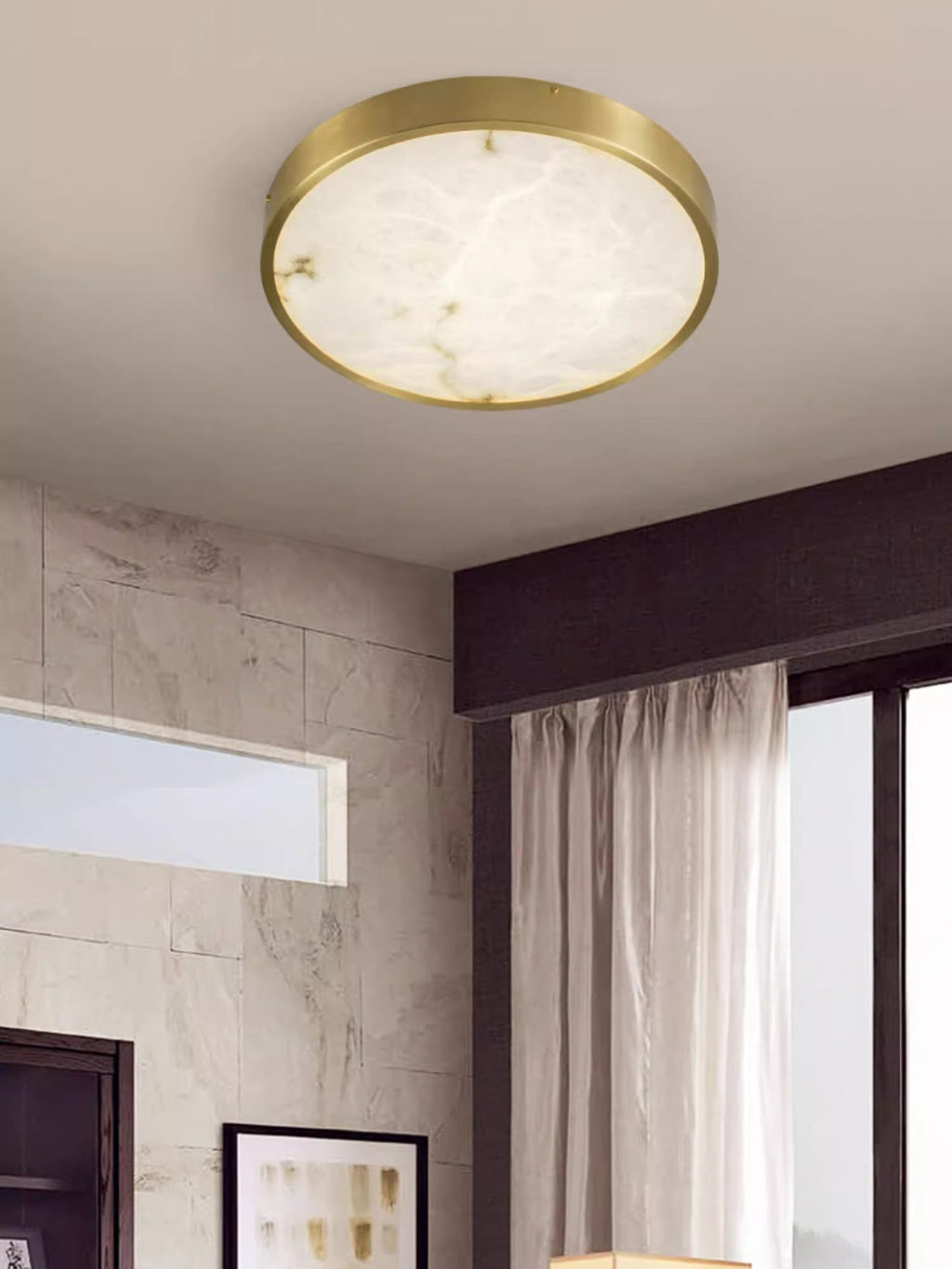 Geometric Alabaster Recessed Ceiling Light-NORMAL-Manorlights