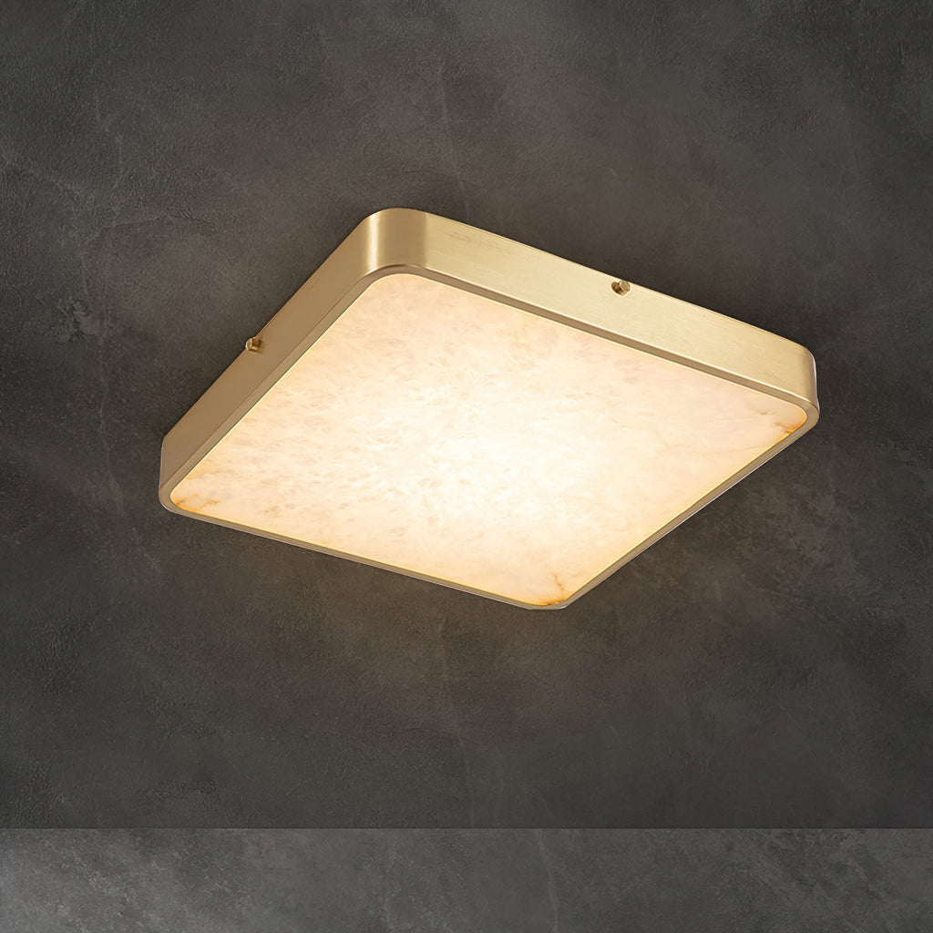 Geometric Alabaster Recessed Ceiling Light-NORMAL-Manorlights