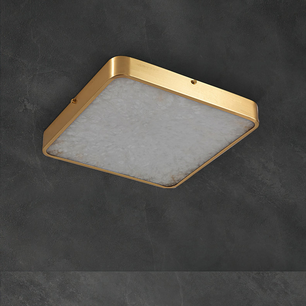 Geometric Alabaster Recessed Ceiling Light-NORMAL-Manorlights