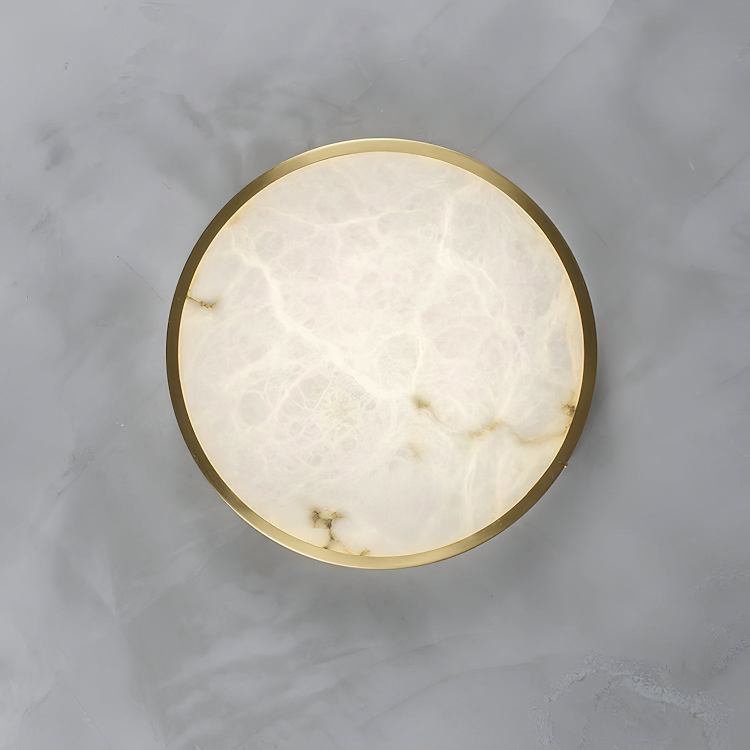 Geometric Alabaster Recessed Ceiling Light-NORMAL-Manorlights