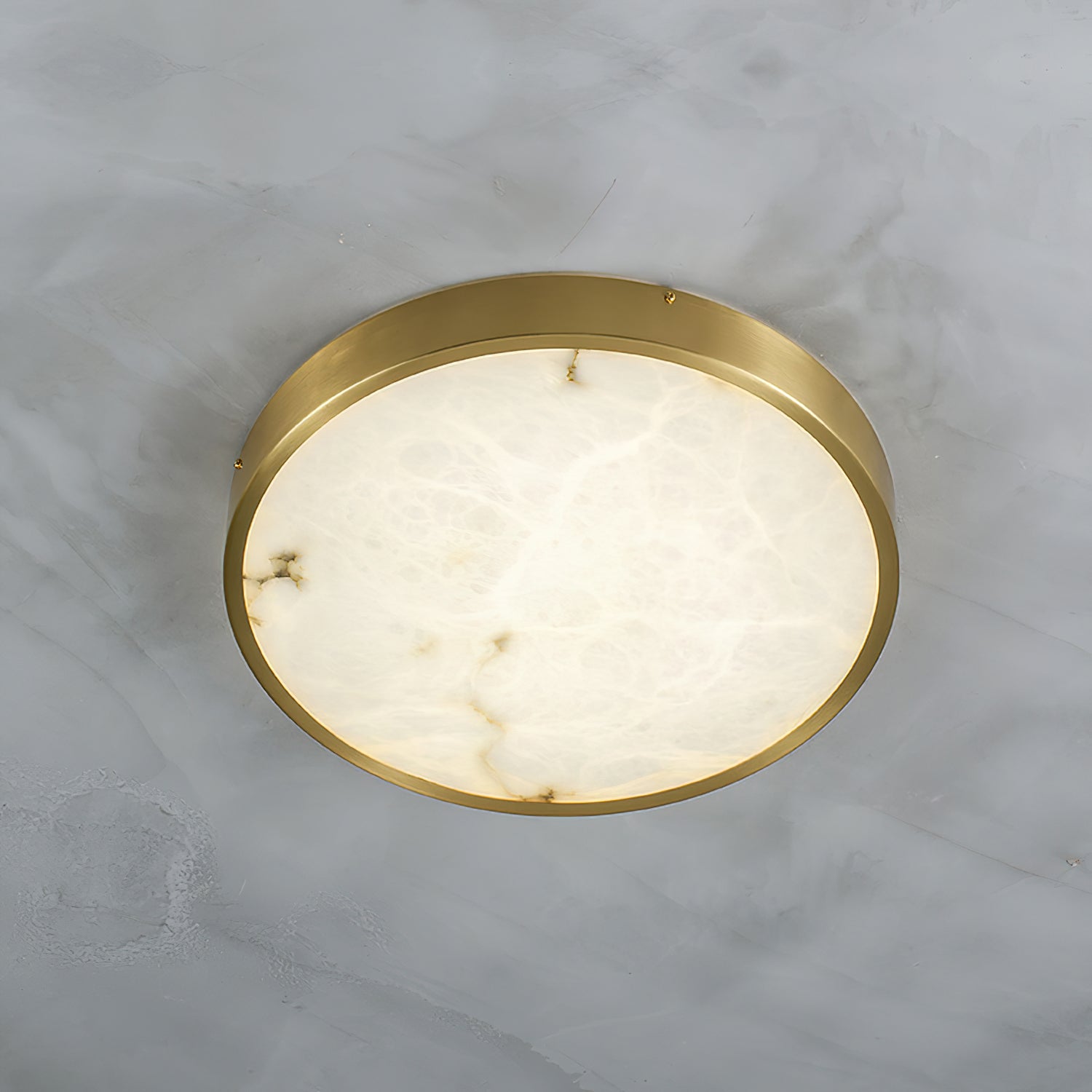 Geometric Alabaster Recessed Ceiling Light-NORMAL-Manorlights