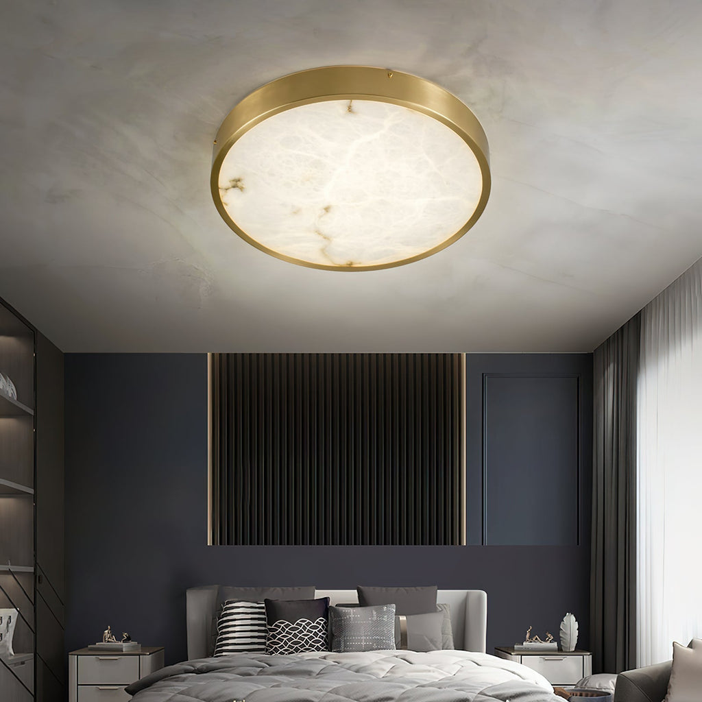 Geometric Alabaster Recessed Ceiling Light-NORMAL-Manorlights