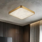Geometric Alabaster Recessed Ceiling Light-NORMAL-Manorlights