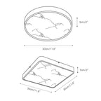 Geometric Alabaster Recessed Ceiling Light-NORMAL-Manorlights