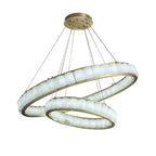 Alabaster Circle Round Chandeliers-Chandelier-Manorlights