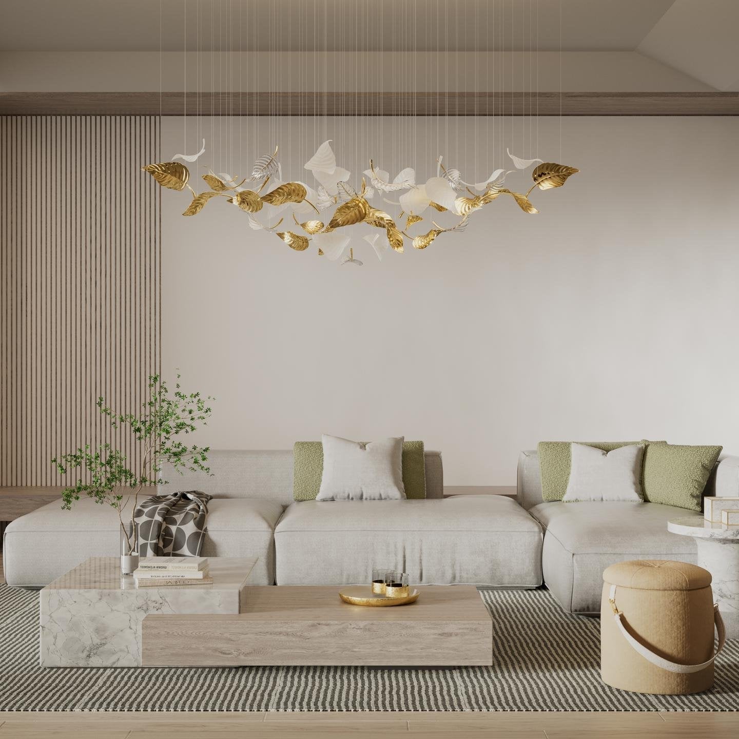 Nature Branch LED Chandelier-Chandelier-Manorlights