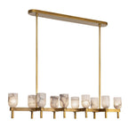 Harmonie Linear Chandelier 52"-Chandelier-Manorlights