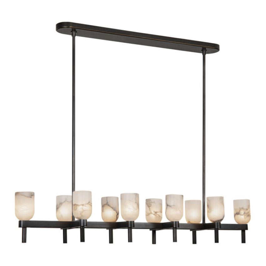 Harmonie Linear Chandelier 52"-Chandelier-Manorlights