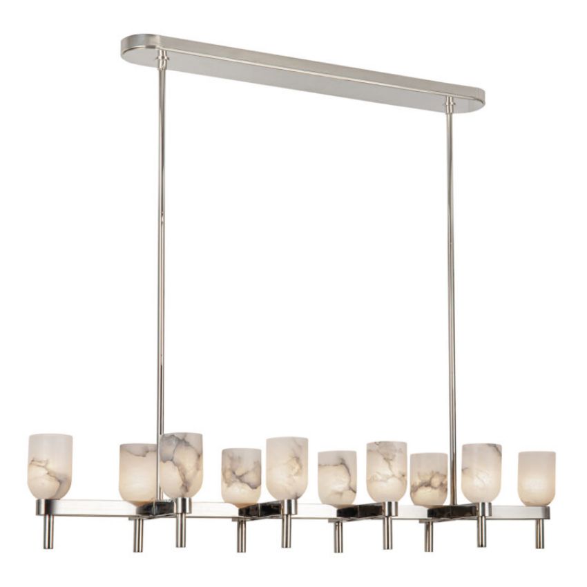 Harmonie Linear Chandelier 52"-Chandelier-Manorlights