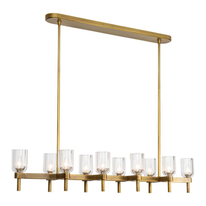 Harmonie Linear Chandelier 52"-Chandelier-Manorlights