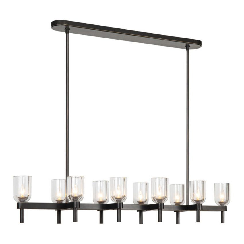 Harmonie Linear Chandelier 52"-Chandelier-Manorlights
