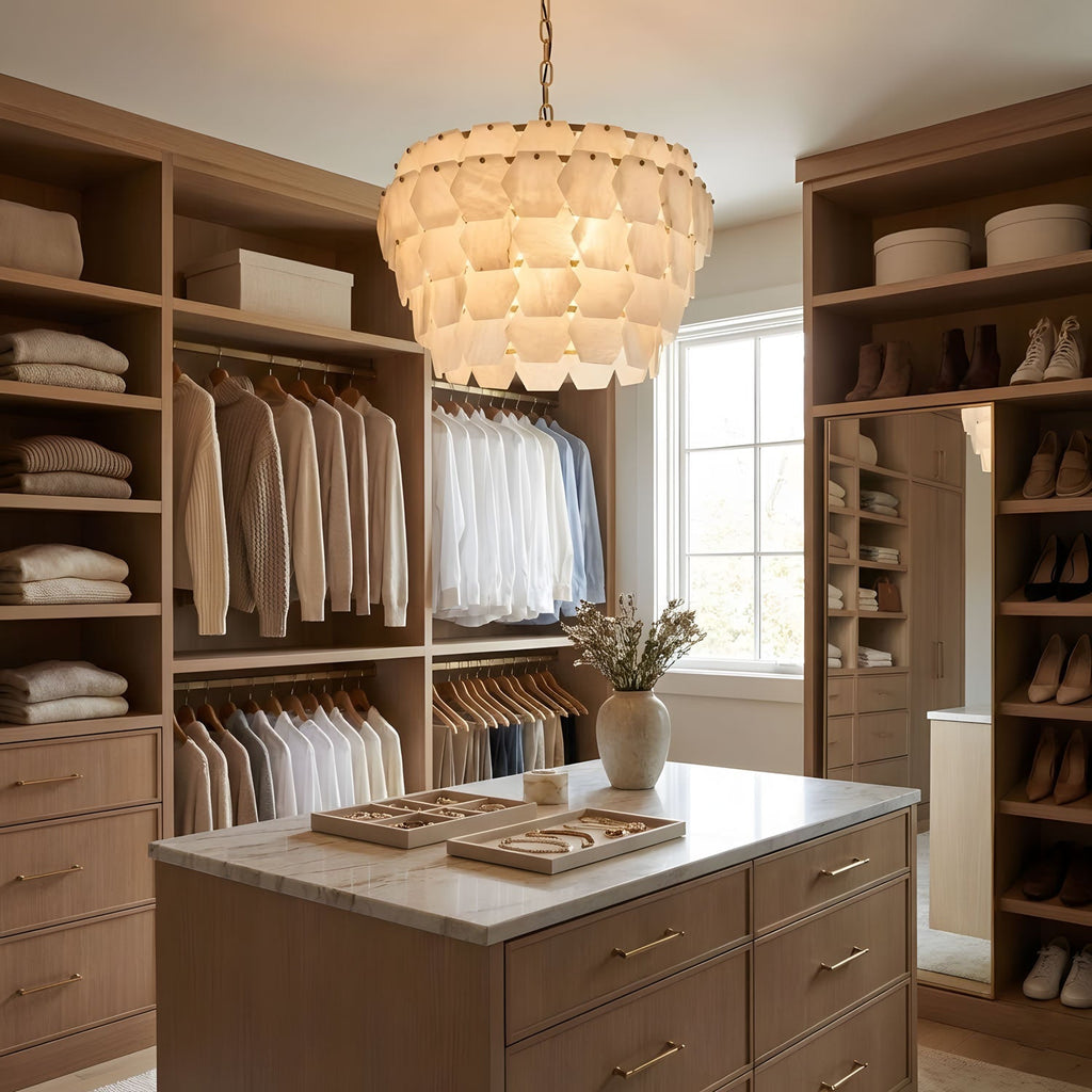 Elegant Hexa Cloud Alabaster Pendant Light-Chandelier-Manorlights