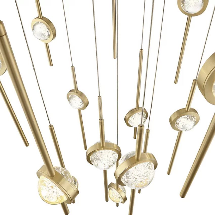 Issac Oval Chandelier-chandeliers for dining room,chandeliers for stairways,chandeliers for foyer,chandeliers for bedrooms,chandeliers for kitchen,chandeliers for living room-Manorlights