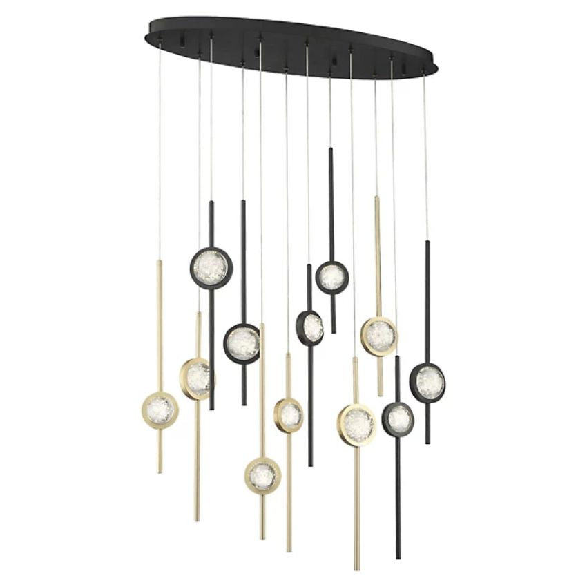 Issac Oval Chandelier-chandeliers for dining room,chandeliers for stairways,chandeliers for foyer,chandeliers for bedrooms,chandeliers for kitchen,chandeliers for living room-Manorlights