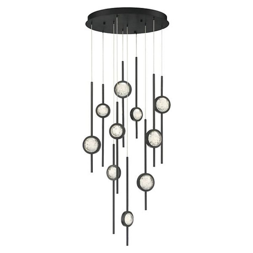 Issac Round Chandelier-chandeliers for dining room,chandeliers for stairways,chandeliers for foyer,chandeliers for bedrooms,chandeliers for kitchen,chandeliers for living room-Manorlights