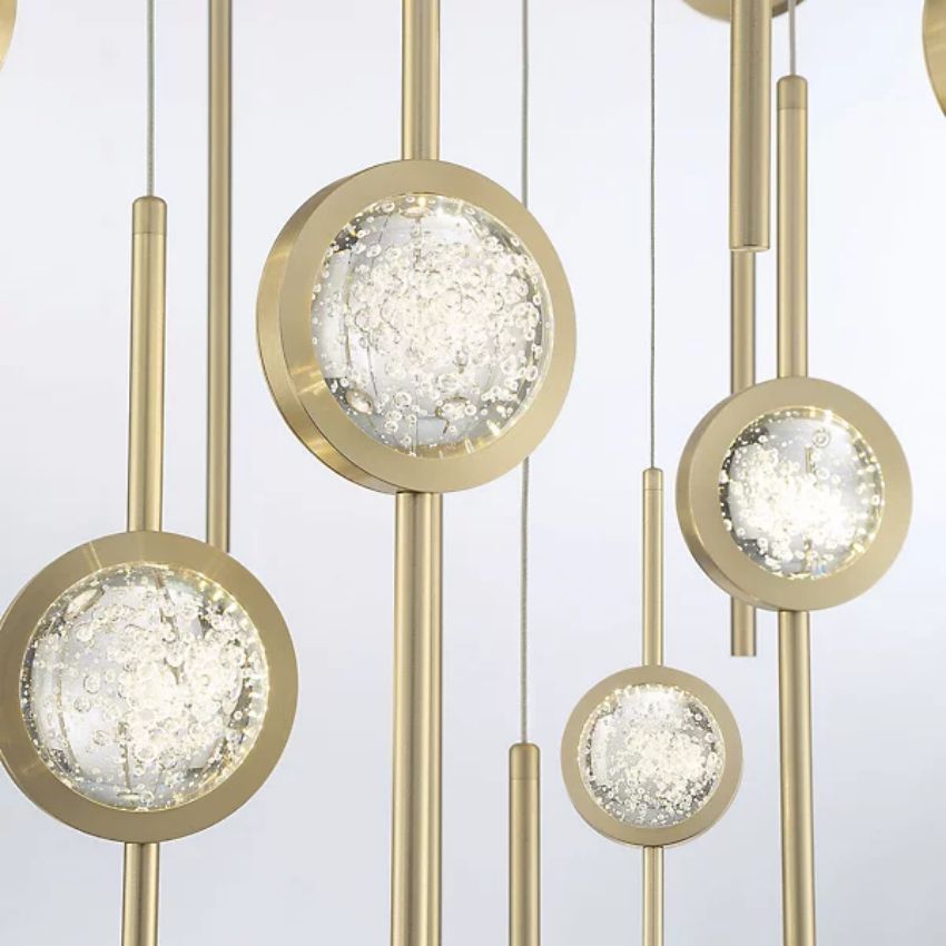 Issac Round Chandelier-chandeliers for dining room,chandeliers for stairways,chandeliers for foyer,chandeliers for bedrooms,chandeliers for kitchen,chandeliers for living room-Manorlights