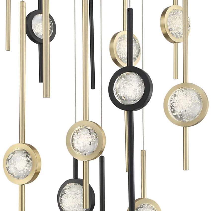 Issac Round Chandelier-chandeliers for dining room,chandeliers for stairways,chandeliers for foyer,chandeliers for bedrooms,chandeliers for kitchen,chandeliers for living room-Manorlights