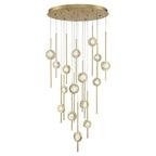 Issac Round Chandelier-chandeliers for dining room,chandeliers for stairways,chandeliers for foyer,chandeliers for bedrooms,chandeliers for kitchen,chandeliers for living room-Manorlights