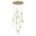Issac Round Chandelier-chandeliers for dining room,chandeliers for stairways,chandeliers for foyer,chandeliers for bedrooms,chandeliers for kitchen,chandeliers for living room-Manorlights