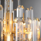 Bonington Crystal Round Chandelier 24"36''48''