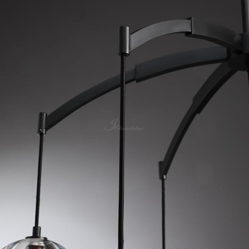Haloid Round Chandelier