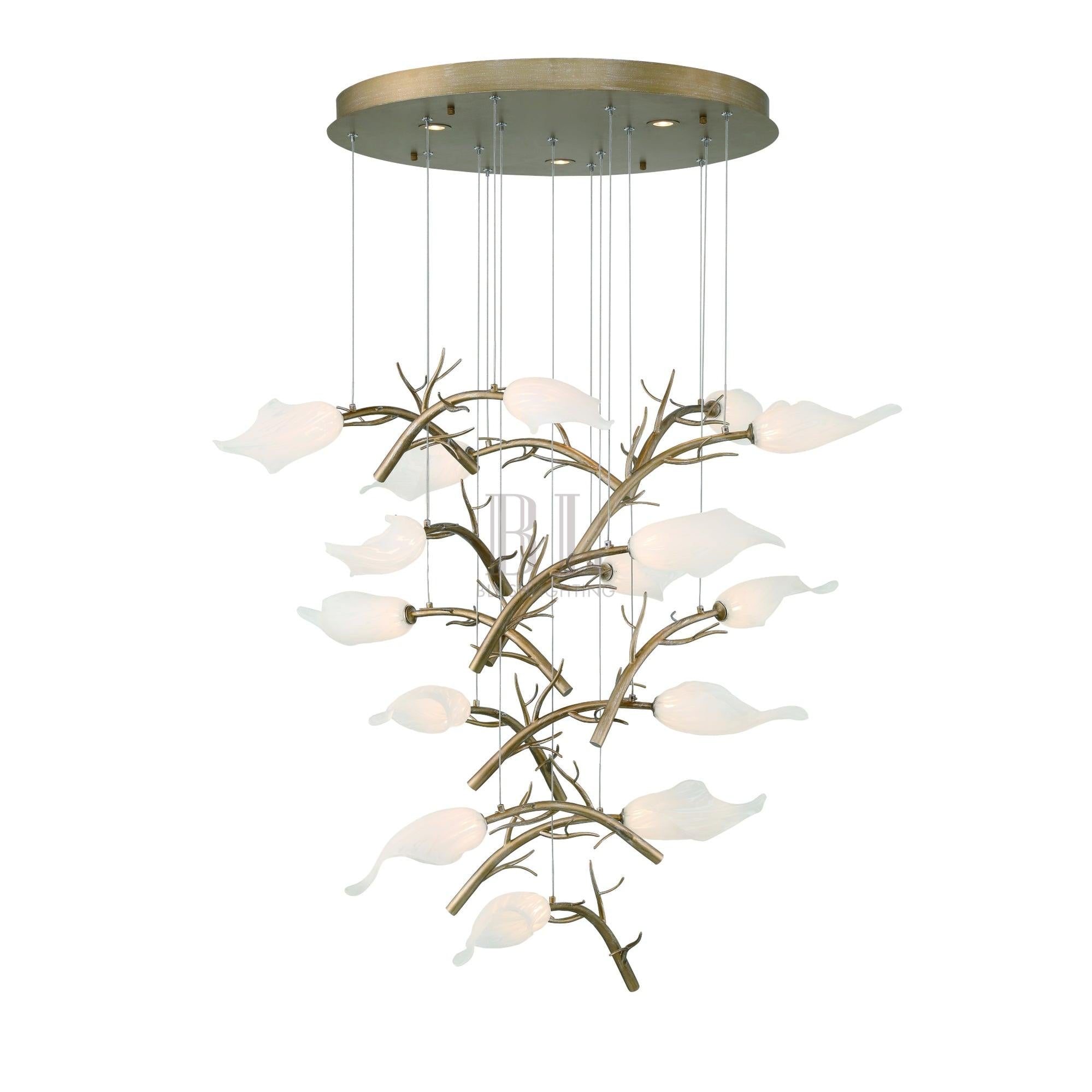 Matera Integrated LED Grand Chandelier 15-Light-Manorlights