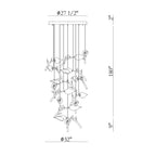Matera Integrated LED Grand Chandelier 15-Light-Manorlights