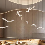 Streamlined Alabaster Pendant Lamp by Manor Lights