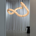 Streamlined Alabaster Pendant Lamp by Manor Lights