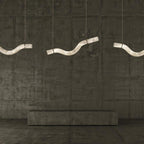 Streamlined Alabaster Pendant Lamp by Manor Lights