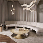 Streamlined Alabaster Pendant Lamp by Manor Lights