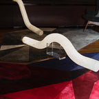 Streamlined Alabaster Pendant Lamp by Manor Lights