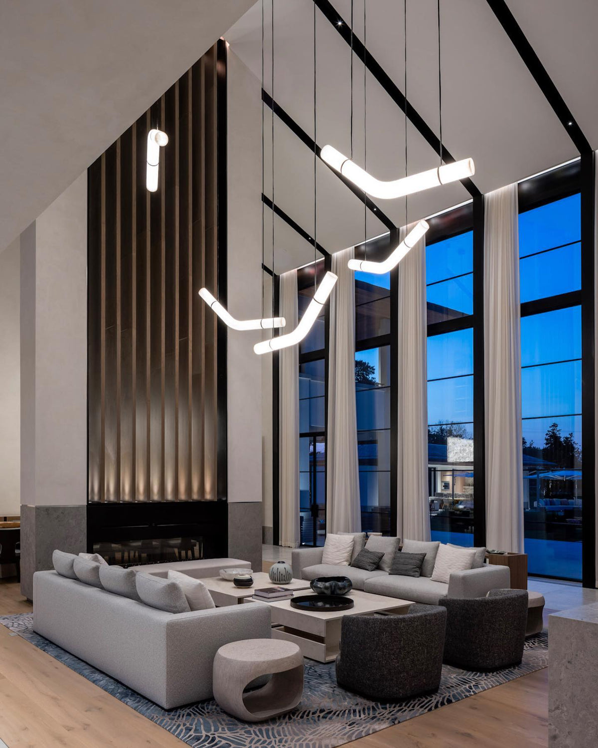 Streamlined Alabaster Pendant Lamp by Manor Lights