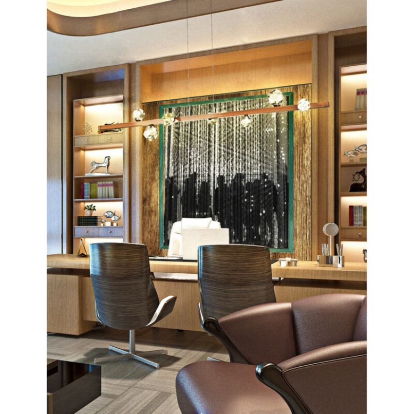 Julius Linear Chandelier-Chandelier-Manorlights