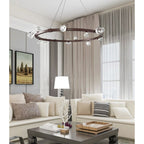 Julius Round Chandelier 40″-Chandelier-Manorlights