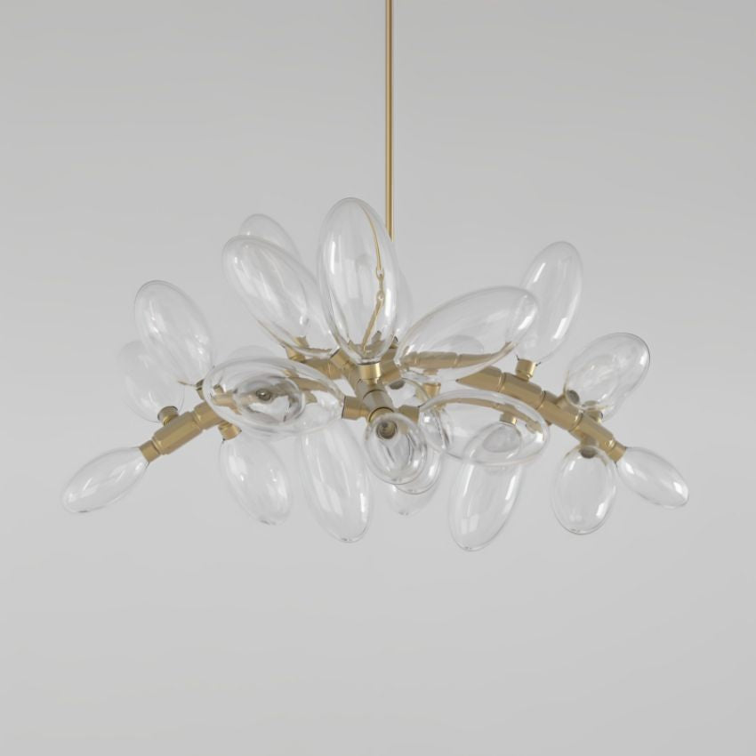 Kasen 25-Light Chandelier 42"W-chandelier for bedroom,chandelier for dining room,chandelier for stairways,chandelier for foyer,chandelier for bathrooms,chandelier for living room-Manorlights