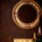 Lito Flush Mount Round Chandelier-Chandelier-Manorlights