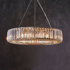 Lito Round Crystals Chandelier-Chandelier-Manorlights
